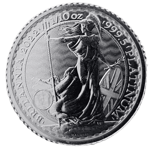 Platinum 1/10oz Britannia coin